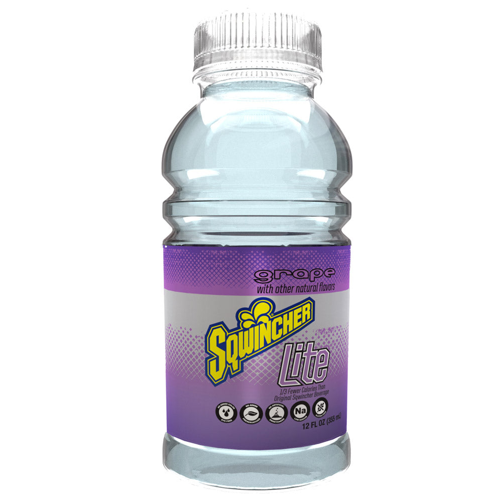 Sqwincher 12 Ounce Sqwincher LITE Ready To Drink Bottle Electrolyte Drink (24 Electrolyte Drink - Pack)