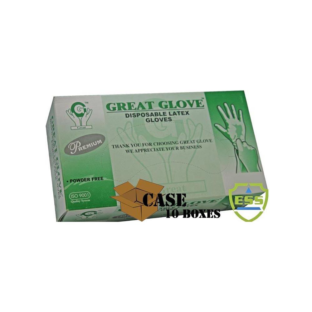 Great Gloves - Powder-free Latex Gloves - Case-eSafety Supplies, Inc