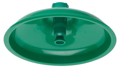 Haws 1" IPS X 10 5/8" AXION MSR Drench Green ABS Plastic Shower Head With Integral 20 gpm Flow Control-eSafety Supplies, Inc