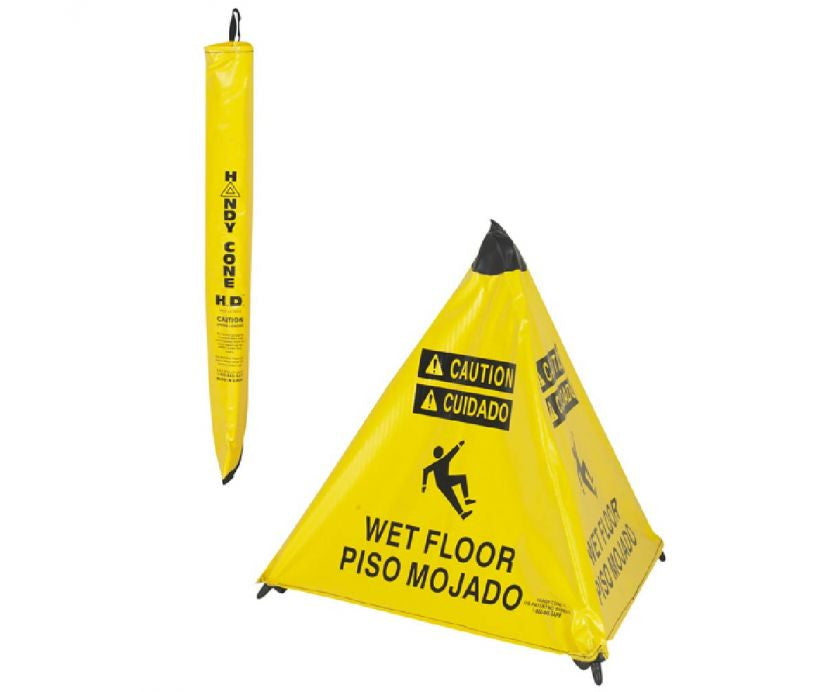 Caution Wet Floor Handy Cone Floor Sign-eSafety Supplies, Inc