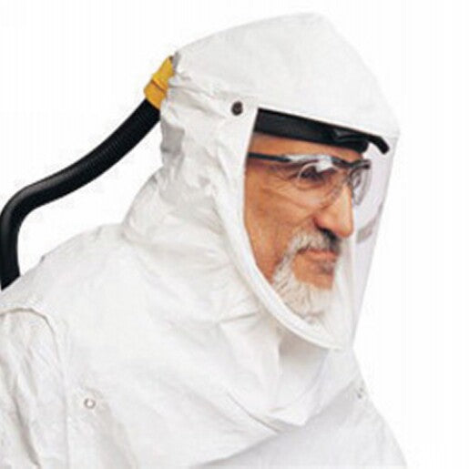 Honeywell Adjustable Bib Saranex Coated Respirator Assembly Primair 100 Headgear With Primair Plus Hood With-eSafety Supplies, Inc