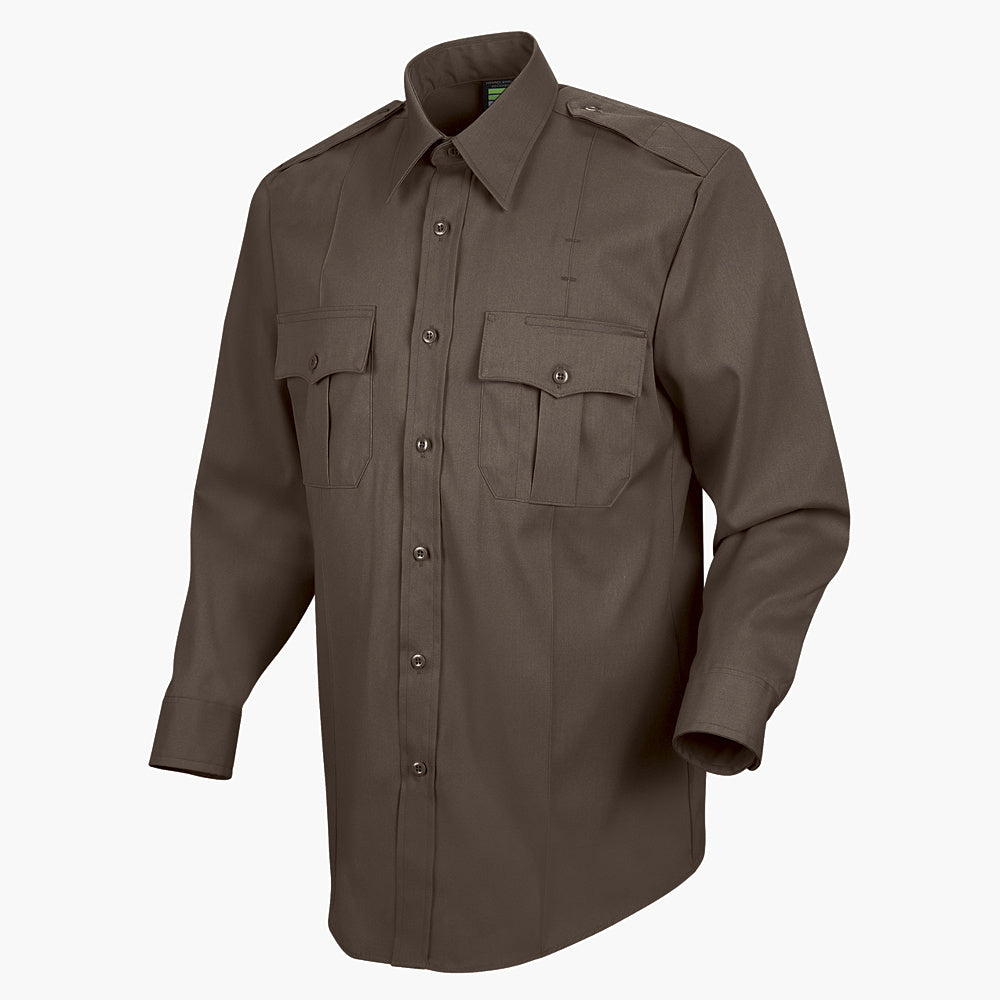Horace Small Deputy Deluxe Long Sleeve Shirt HS1120 - Brown-eSafety Supplies, Inc