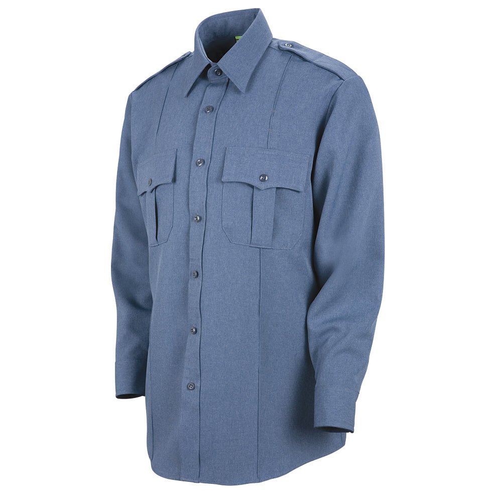 Horace Small Sentry Long Sleeve Shirt HS1133 - French Blue Heather-eSafety Supplies, Inc