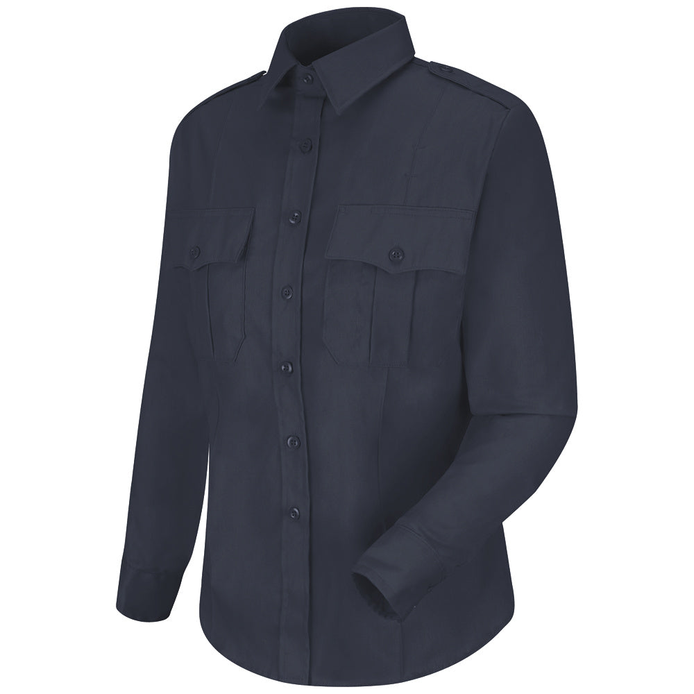 Horace Small New Dimension Stretch Poplin Long Sleeve Shirt HS1165 - Dark Navy-eSafety Supplies, Inc