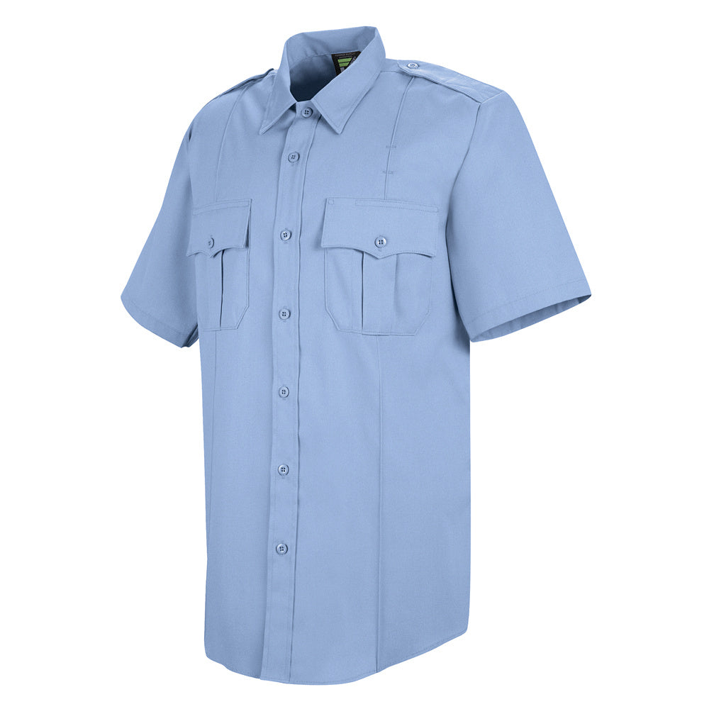 Horace Small New Dimension Stretch Poplin Short Sleeve Shirt HS1210 - Light Blue-eSafety Supplies, Inc