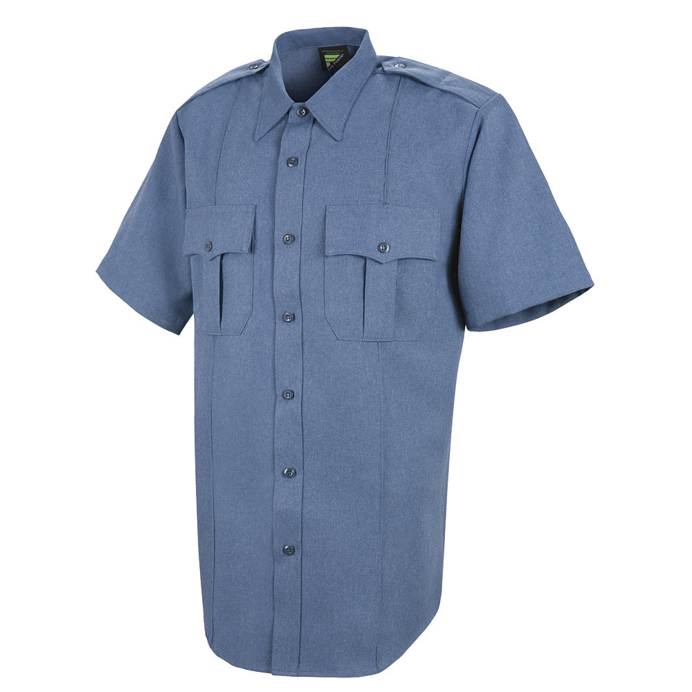 Horace Small Sentry Short Sleeve Shirt HS1231 - French Blue Heather-eSafety Supplies, Inc