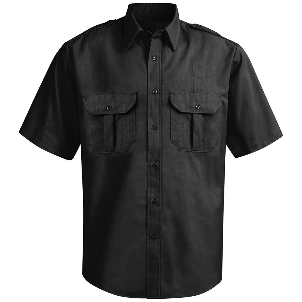Horace Small New Dimension Ripstop Short Sleeve Shirt HS14BK - Black-eSafety Supplies, Inc