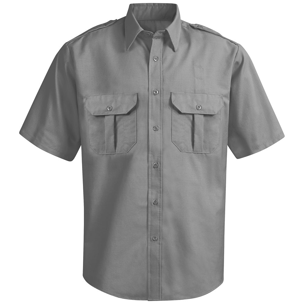 Horace Small New Dimension Ripstop Short Sleeve Shirt HS14GY - Grey-eSafety Supplies, Inc