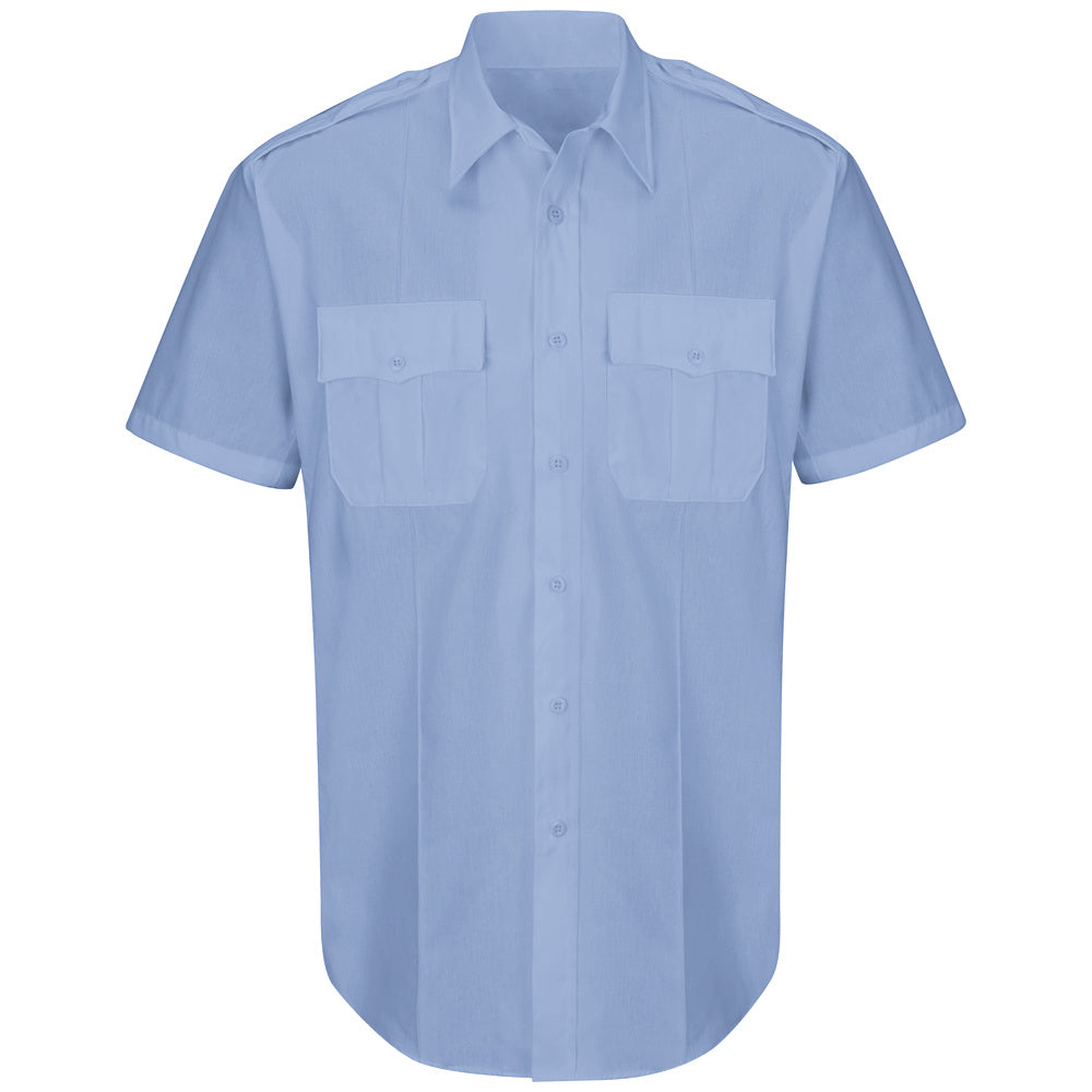 Horace Small New Dimension Plus Short Sleeve Poplin Shirt HS1526 - Light Blue-eSafety Supplies, Inc