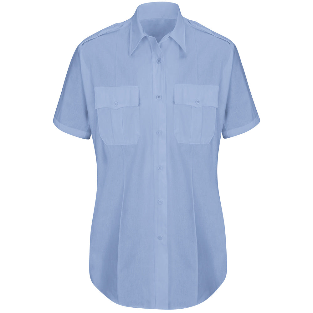 Horace Small New Dimension Plus Short Sleeve Poplin Shirt HS1527 - Light Blue-eSafety Supplies, Inc