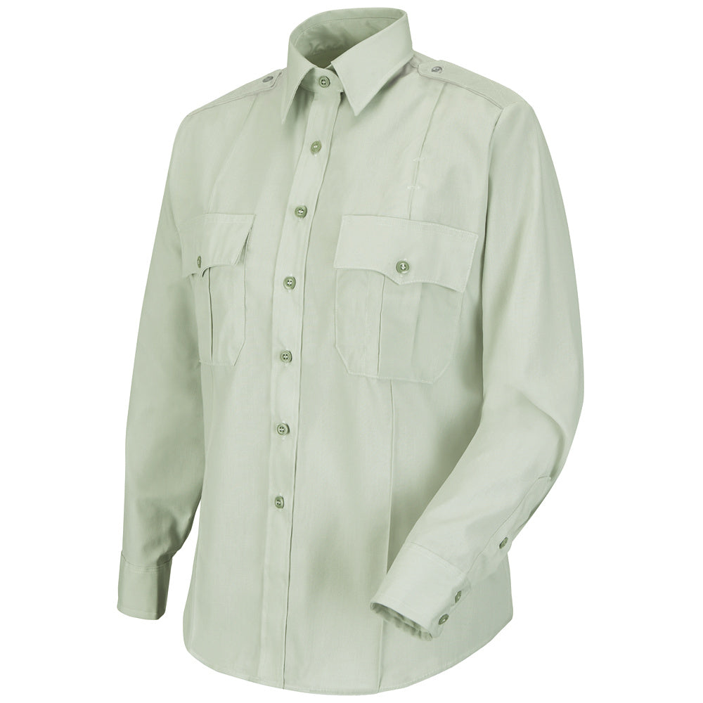 Horace Small New Dimension Poplin Long Sleeve Shirt HS1550 - Light Green-eSafety Supplies, Inc