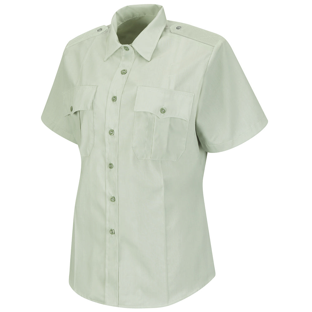 Horace Small New Dimension Poplin Long Sleeve Shirt HS1551 - Light Green-eSafety Supplies, Inc