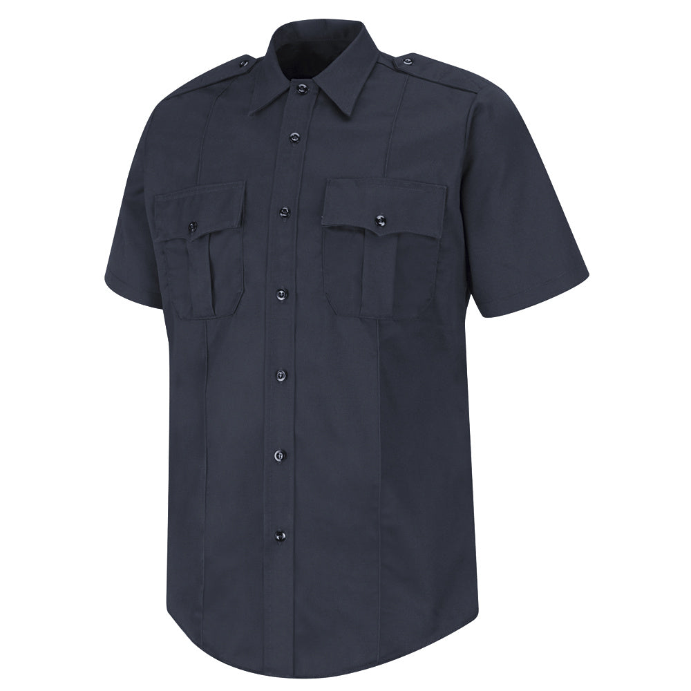 Horace Small 100% Cotton Button-Front Shirt HS1715 - Dark Navy-eSafety Supplies, Inc