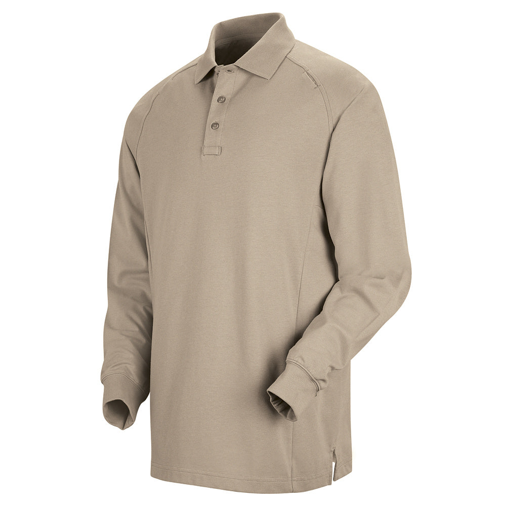 Horace Small Special Ops Long Sleeve Polo HS5129 - Silver Tan-eSafety Supplies, Inc