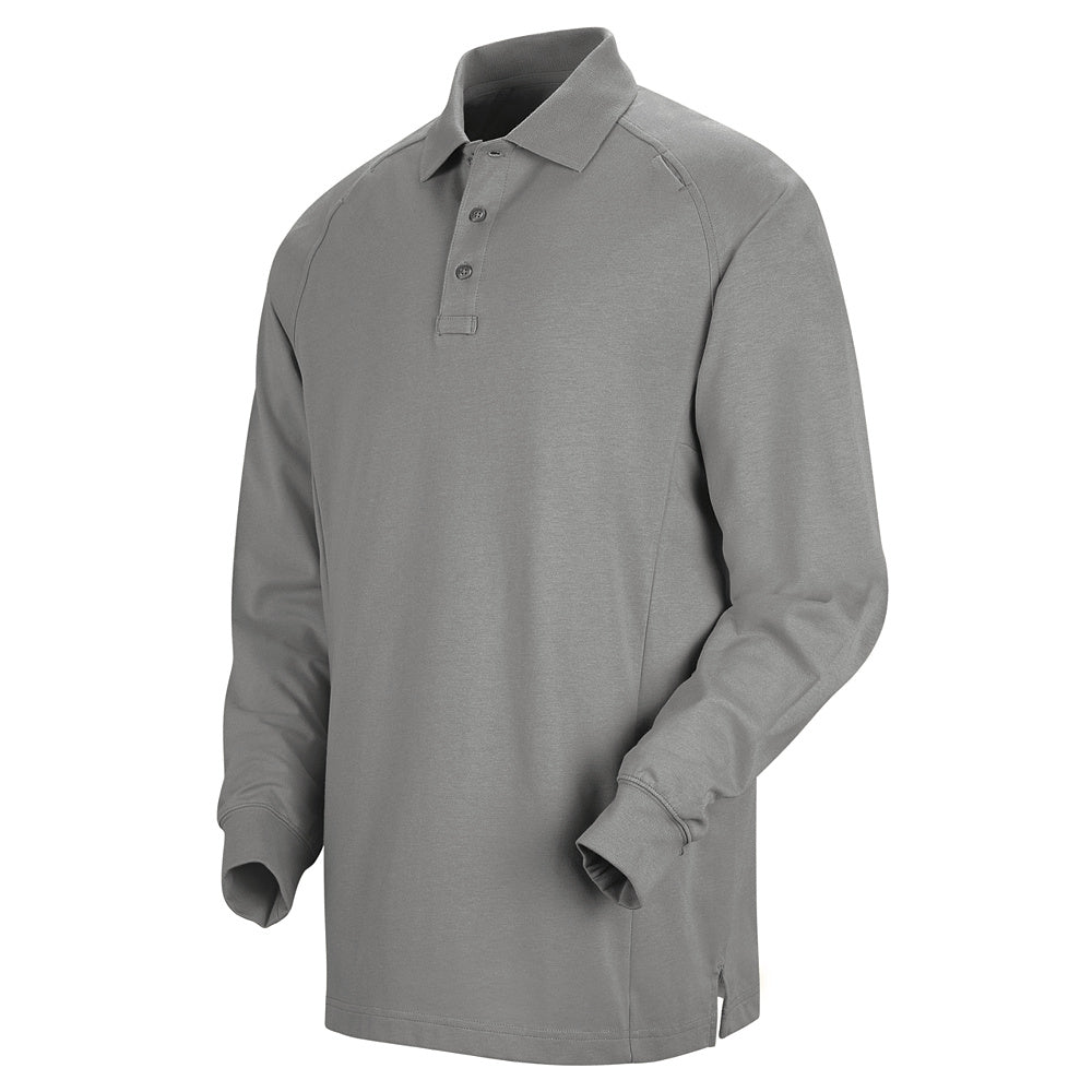 Horace Small Special Ops Long Sleeve Polo HS5135 - Grey-eSafety Supplies, Inc