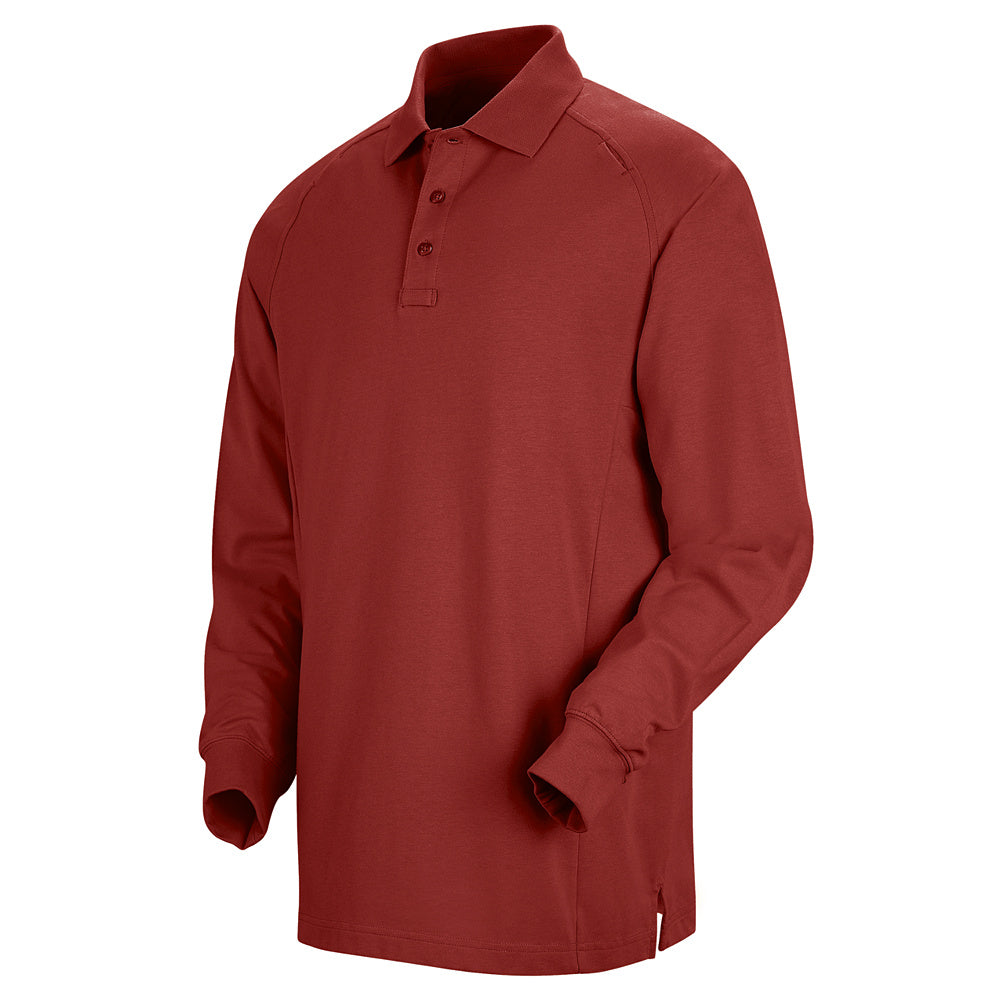 Horace Small Special Ops Long Sleeve Polo HS5136 - Red-eSafety Supplies, Inc