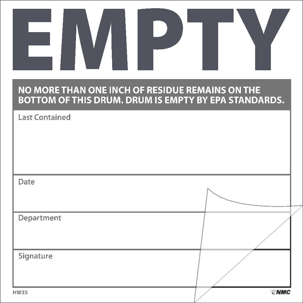 Empty Self-Laminating Label - 5 Pack-eSafety Supplies, Inc