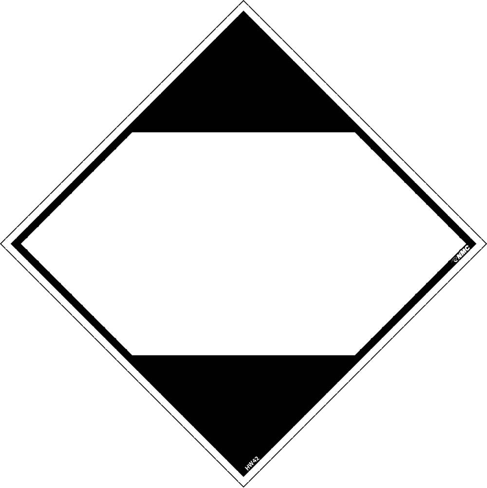 Labels, Hazmat Shipping Labels, 6X6 Square On Point, Ps Vinyl, 25/Pk - HW42-eSafety Supplies, Inc