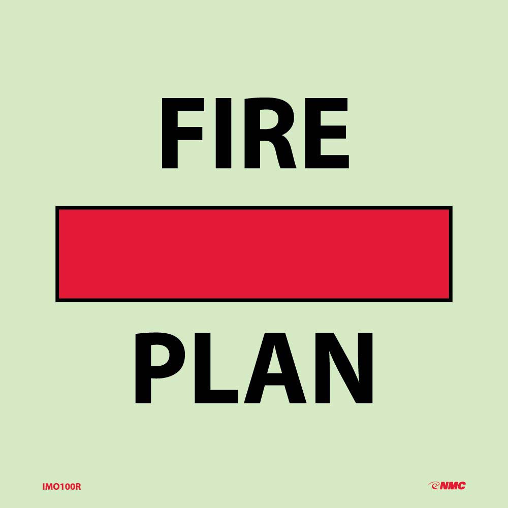 Fire Plan Sign-eSafety Supplies, Inc