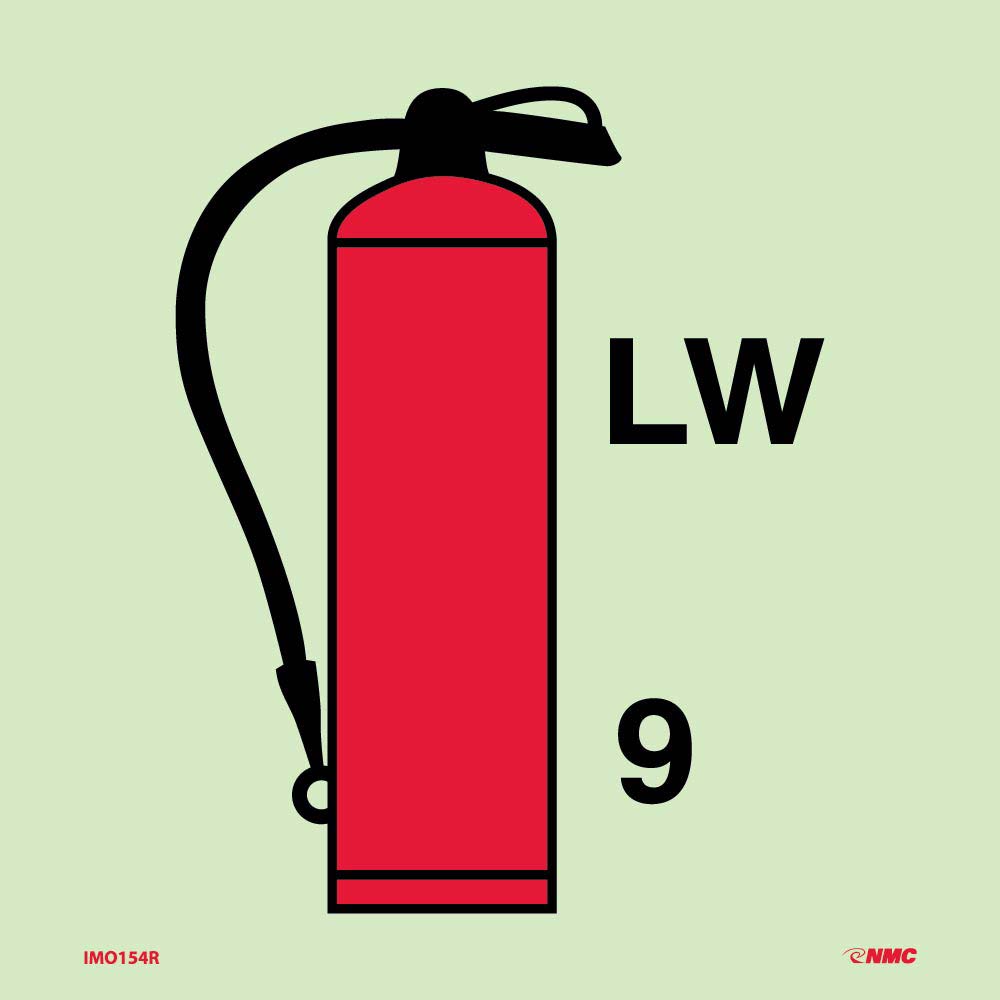 Symbol Fire Extinguisher Foam Imo Label-eSafety Supplies, Inc