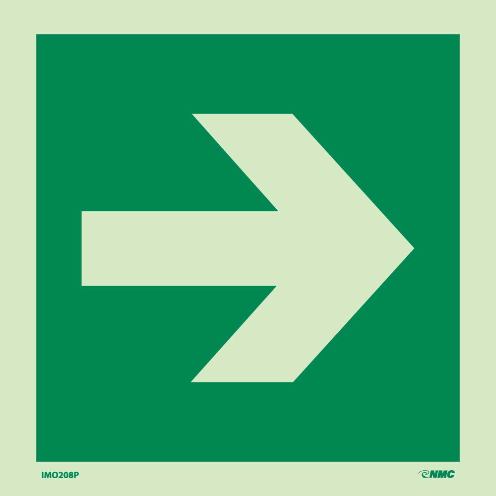 Imo Directional Arrow Straight Sign-eSafety Supplies, Inc