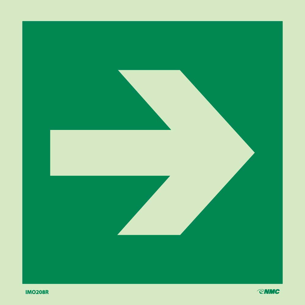 Imo Directional Arrow Straight Sign-eSafety Supplies, Inc