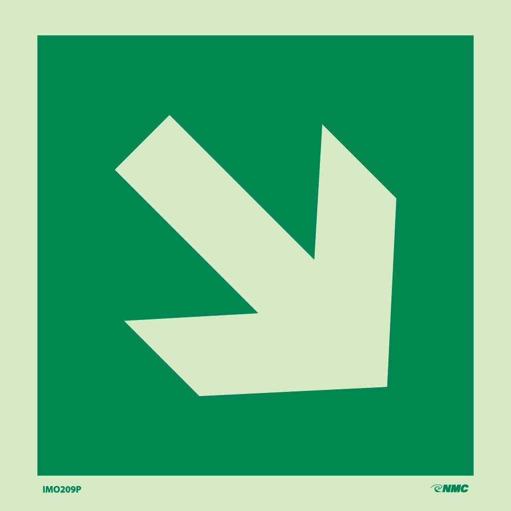 Imo Directional Arrow Diagonal Sign-eSafety Supplies, Inc