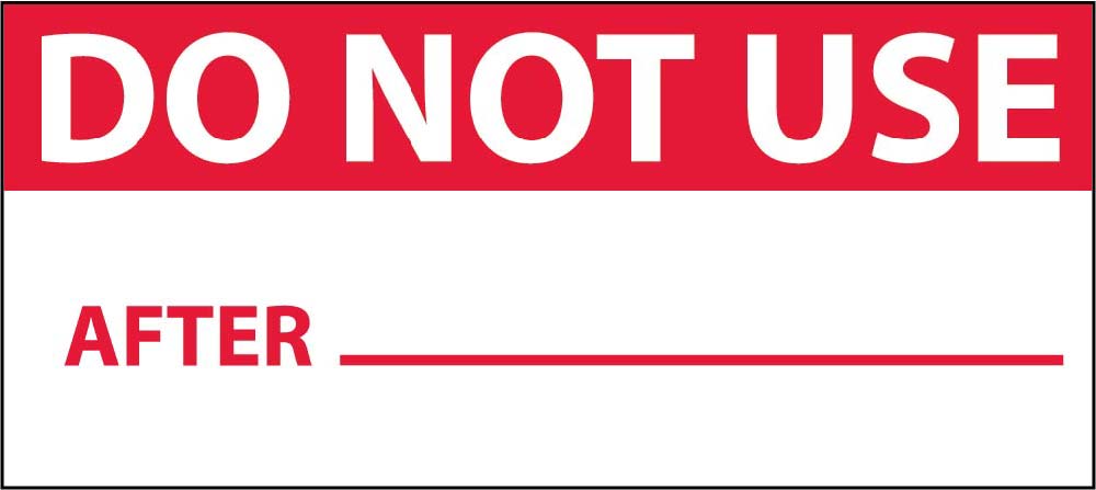Do Not Use After Label - 3 Pack-eSafety Supplies, Inc