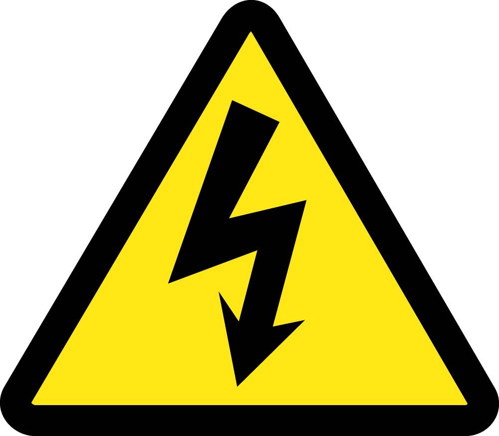 Electric Voltage Hazard Iso Label - 10 Pack-eSafety Supplies, Inc