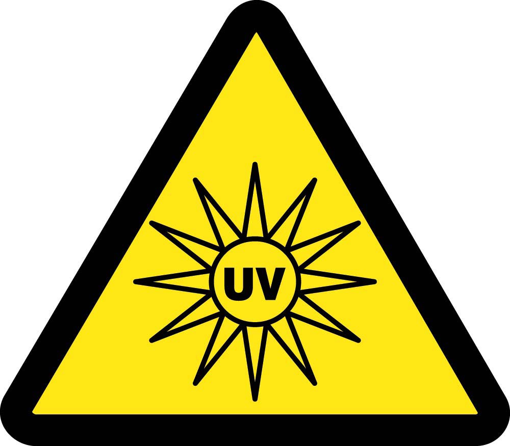 Uv Hazard Iso Label - 10 Pack-eSafety Supplies, Inc