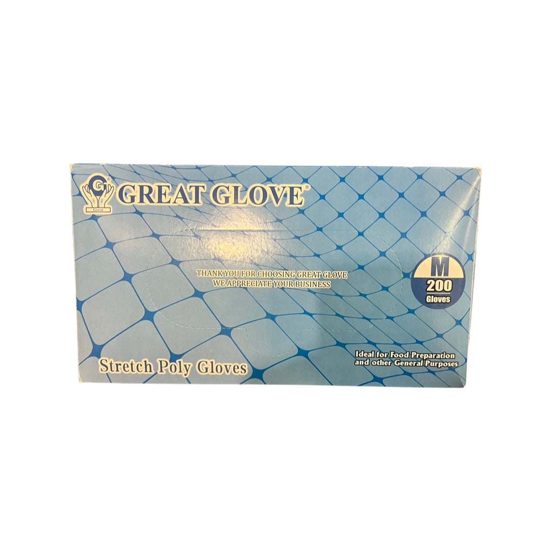 STRECTCH POLY GLOVES Thermoplastic Polyethylene-eSafety Supplies, Inc