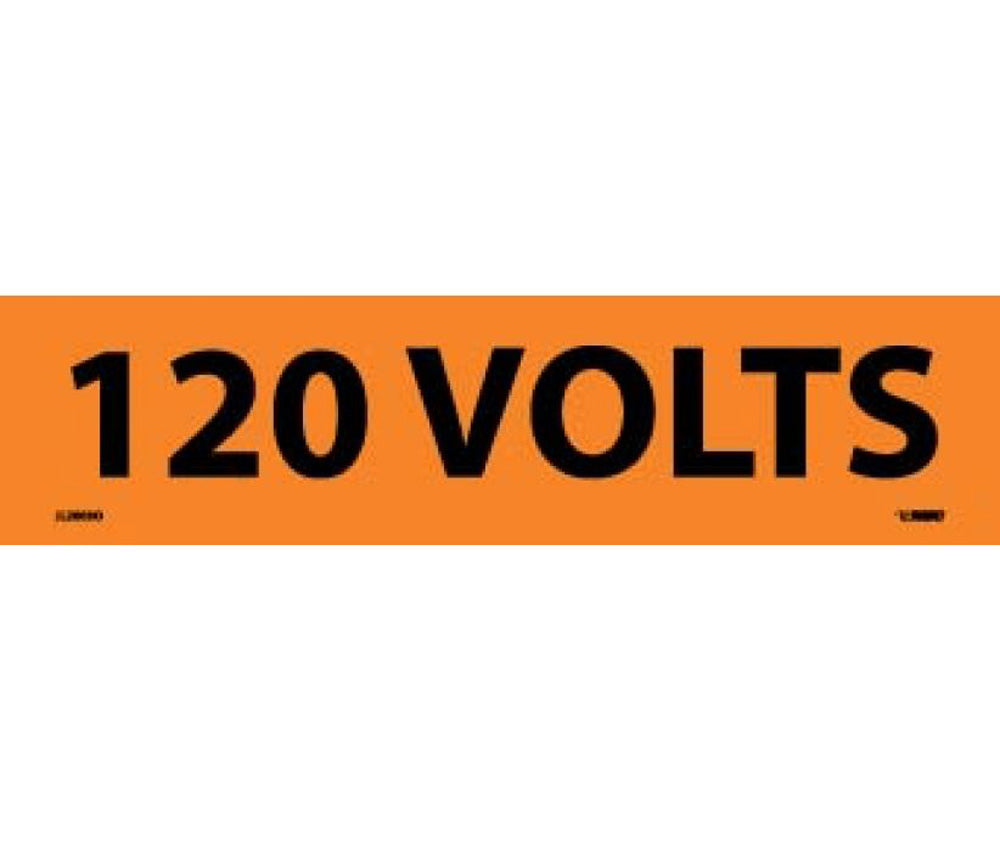 120 Volts Electrical Marker - Roll-eSafety Supplies, Inc
