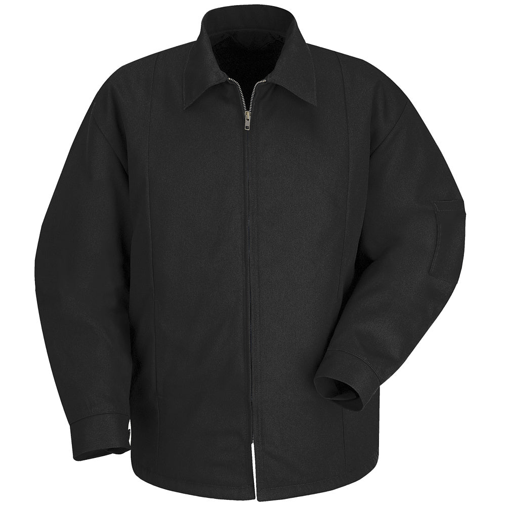 Red Kap Perma-Lined Panel Jacket JT50 - Black-eSafety Supplies, Inc