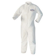 Kimberly-Clark Professional* X-Large White KLEENGUARD* A40 Microporous Film Laminate Disposable Breathable Liquid And Particle Protection Coveralls With Front Zipper Closure-eSafety Supplies, Inc