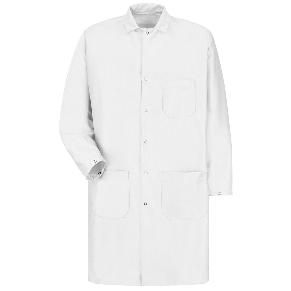 Red Kap ESD/Anti-Stat Tech Coat KK28 - White-eSafety Supplies, Inc