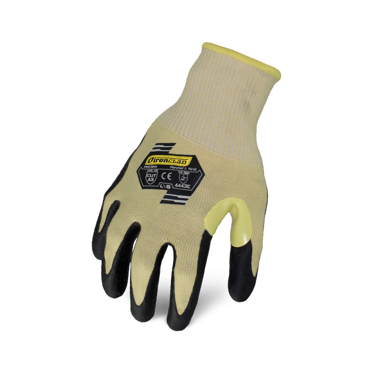 Ironclad Command™ A3 Foam Nitrile Glove Yellow-eSafety Supplies, Inc