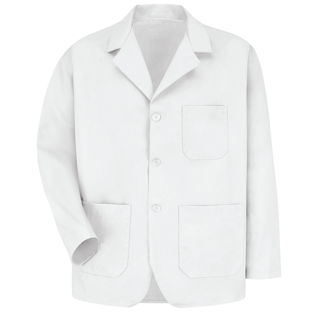 Red Kap Lapel Counter Coat KP10 - White-eSafety Supplies, Inc