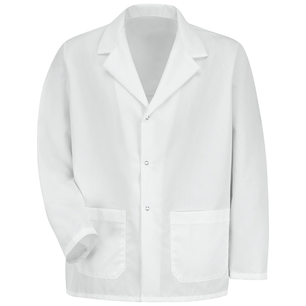 Red Kap Specialized Lapel Counter Coat KP16 - White-eSafety Supplies, Inc