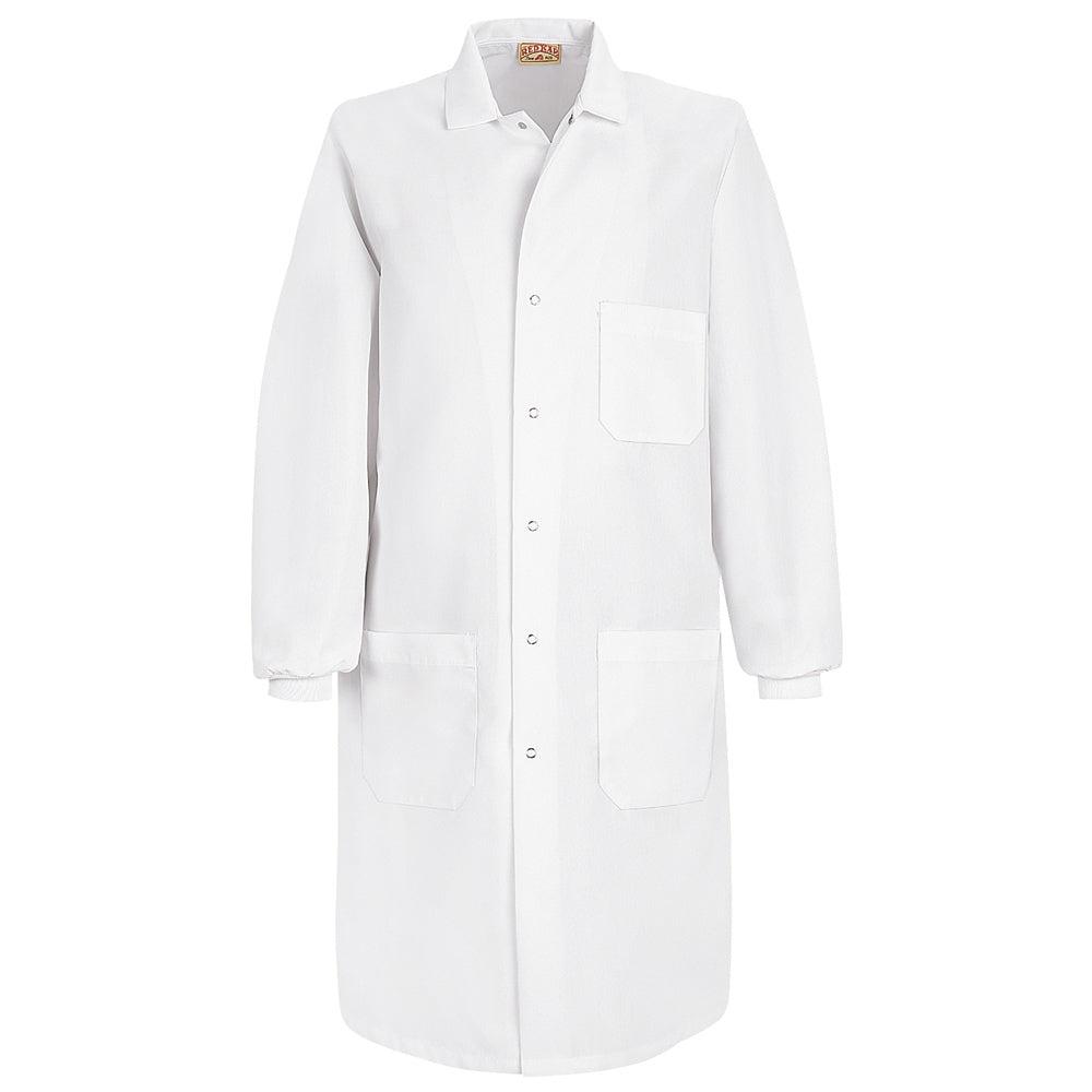 Red Kap Unisex Specialized Cuffed Lab Coat KP70 - White-eSafety Supplies, Inc