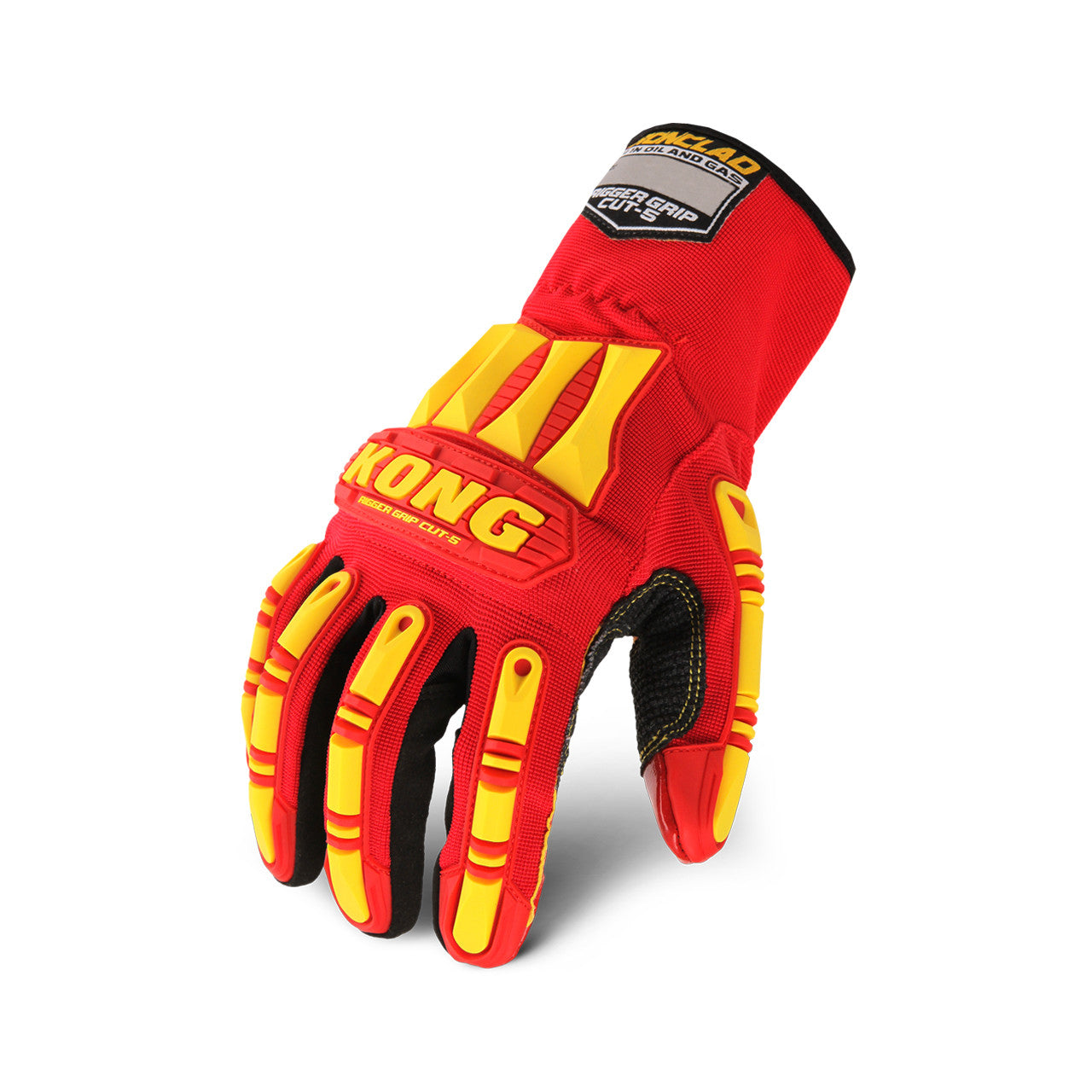 Ironclad KONG® Rigger Cut A5 Red/Yellow Glove-eSafety Supplies, Inc