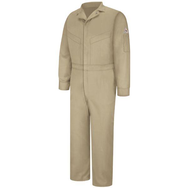 Bulwark Men's Long Deluxe Coverall - Excel Fr Comfortouch - 7 Oz-eSafety Supplies, Inc