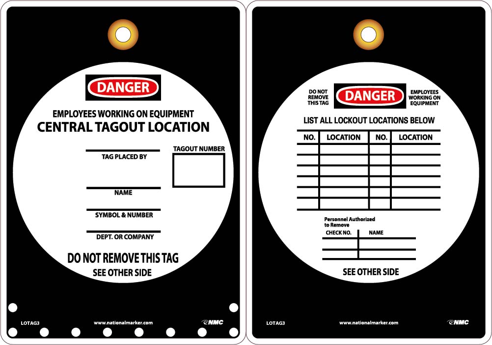 Employees Working On Equipment Lockout Tag-eSafety Supplies, Inc