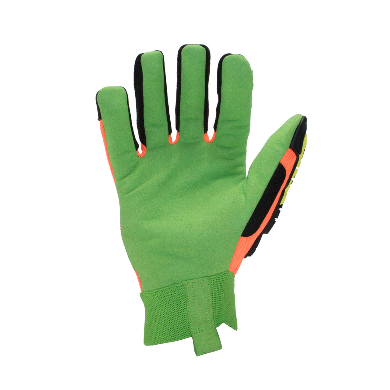 Ironclad KONG® LPI Closed Cuff A4 IVE™ Glove Orange/Green-eSafety Supplies, Inc