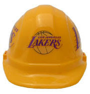 Los Angeles Lakers Hard Hat - NBA Team Logo Hard Hat Helmet-eSafety Supplies, Inc