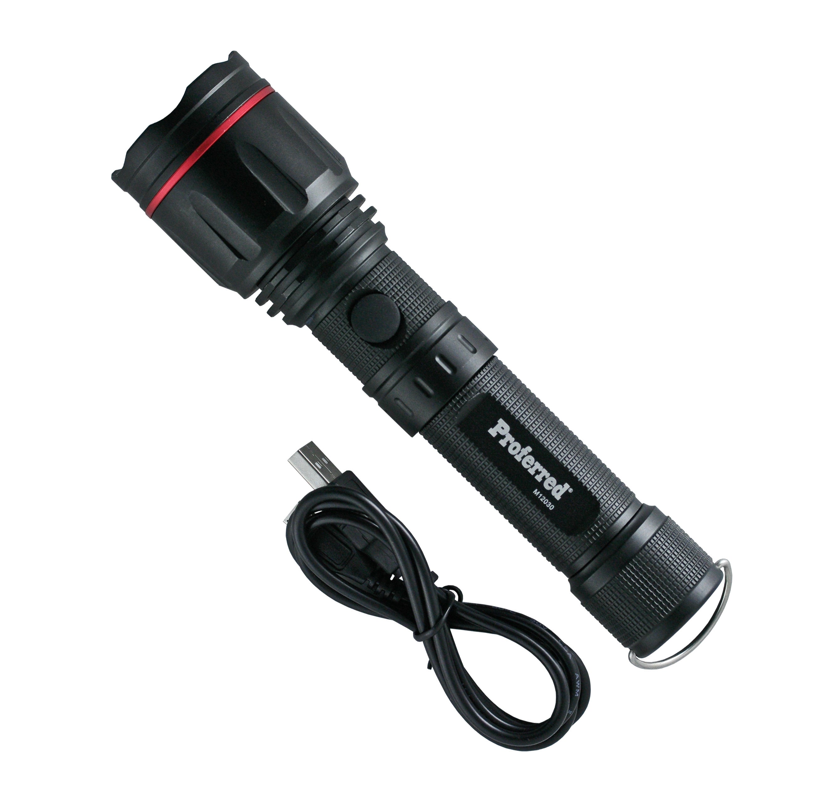 RECHARGEABLE LED FLASHLIGHT-eSafety Supplies, Inc