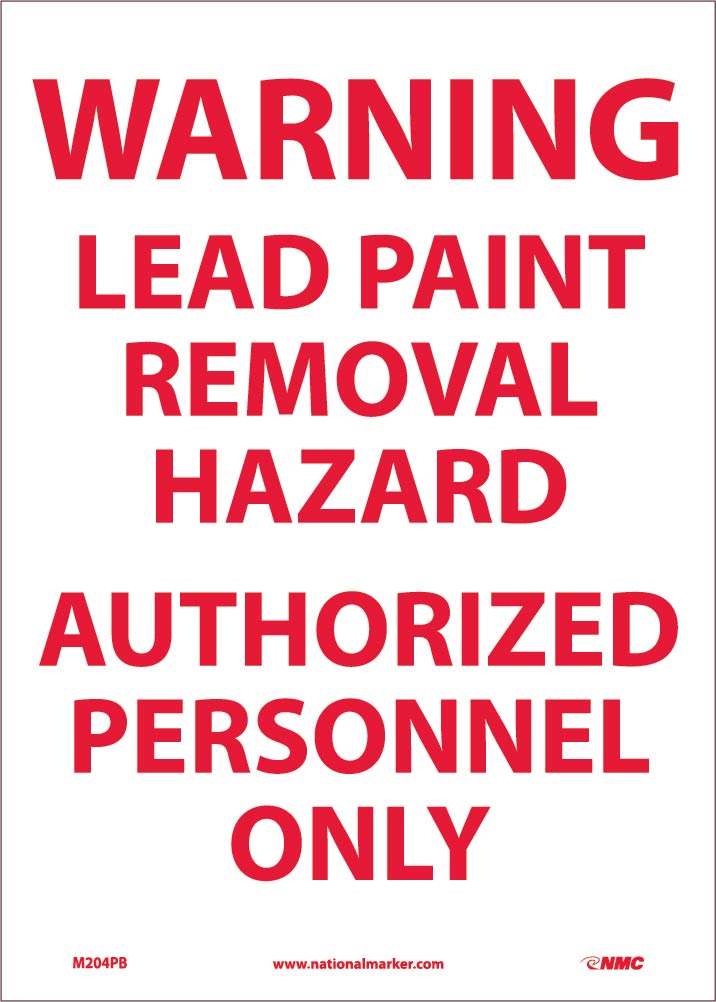 Warning Lead Paint Removal Sign-eSafety Supplies, Inc