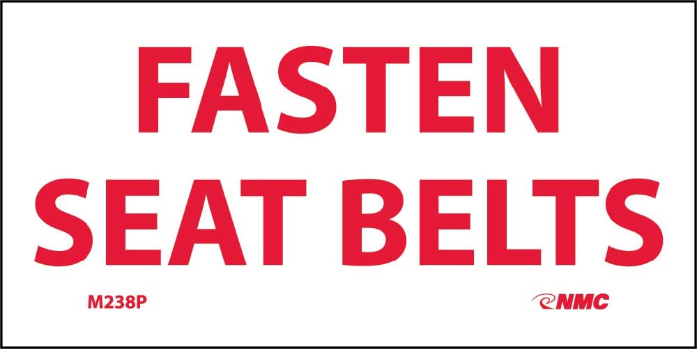 Fasten Seat Belts Sign-eSafety Supplies, Inc