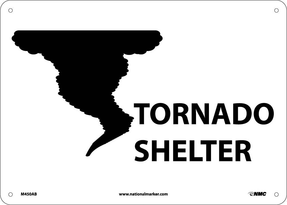 Tornado Shelter Sign-eSafety Supplies, Inc