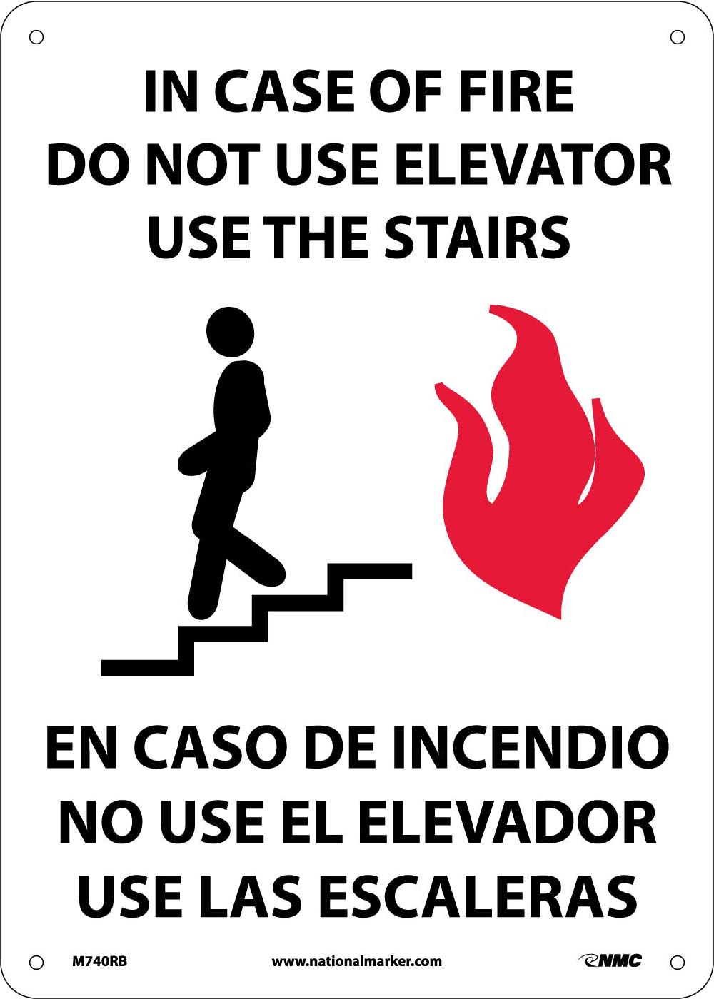Do Not Use Elevator Sign - Bilingual-eSafety Supplies, Inc