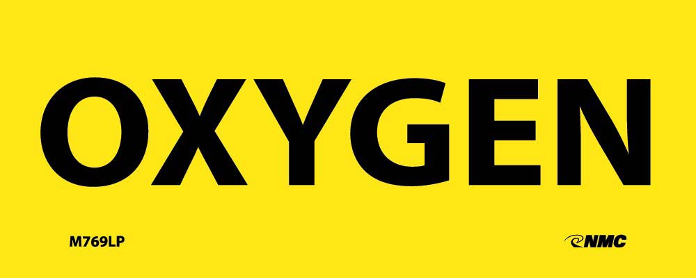 Oxygen Hazmat Label-eSafety Supplies, Inc